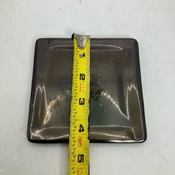 Lifestyle Plate Black Square Glossy Finish Modern India Tableware‎ Minimalist - Picture 5 of 5